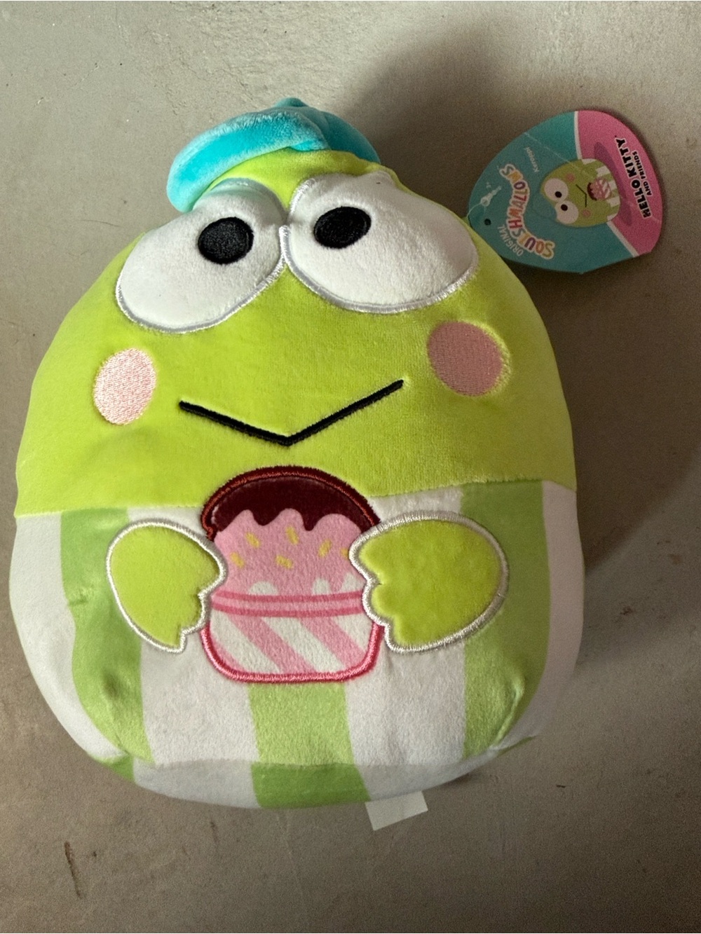 Squishmallows Hello Kitty Sanrio Food Truck Keroppi Cupcake Plush, NWT Kids Toy
